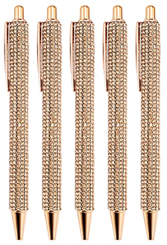 Gullor Klick-Kugelschreiber, diamantbesetzte Kugelschreiber, schwarze Tinte, mittlere Spitze, 1 mm, für Bürobedarf, Geschenk, Hochzeit, Geburtstag Gullor Klick-Kugelschreiber, diamantbesetzte Kugelschreiber, schwarze Tinte, mittlere Spitze, 1 mm, für Bürobedarf, Geschenk, Hochzeit, Geburtstag von Gullor