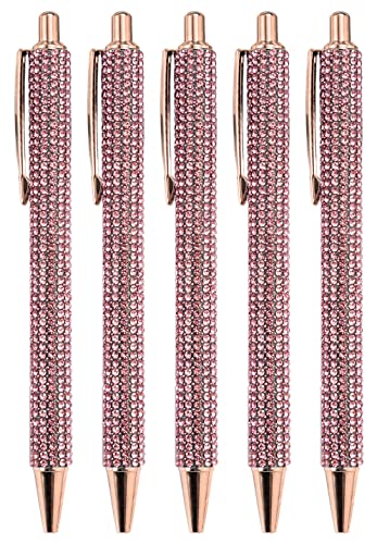 Gullor Klick-Kugelschreiber, diamantbesetzte Kugelschreiber, schwarze Tinte, mittlere Spitze, 1 mm, für Bürobedarf, Geschenk, Hochzeit, Geburtstag Gullor Klick-Kugelschreiber, diamantbesetzte Kugelschreiber, schwarze Tinte, mittlere Spitze, 1 mm, für Bürobedarf, Geschenk, Hochzeit, Geburtstag von Gullor