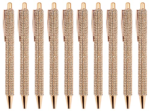 Gullor Klick-Kugelschreiber, diamantbesetzte Kugelschreiber, schwarze Tinte, mittlere Spitze, 1 mm, für Bürobedarf, Geschenk, Hochzeit, Geburtstag Gullor Klick-Kugelschreiber, diamantbesetzte Kugelschreiber, schwarze Tinte, mittlere Spitze, 1 mm, für Bürobedarf, Geschenk, Hochzeit, Geburtstag von Gullor