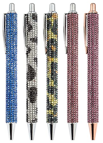 Gullor Klick-Kugelschreiber, diamantbesetzte Kugelschreiber, schwarze Tinte, mittlere Spitze, 1 mm, für Bürobedarf, Geschenk, Hochzeit, Geburtstag Gullor Klick-Kugelschreiber, diamantbesetzte Kugelschreiber, schwarze Tinte, mittlere Spitze, 1 mm, für Bürobedarf, Geschenk, Hochzeit, Geburtstag von Gullor