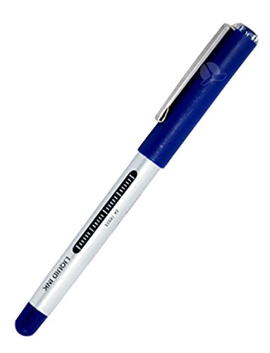 ullor Vision bleiben feinen Spitze Rolle Kugelschreiber (0,5 mm), mit blauer Tinte, 12er-Pack - blau von Gullor