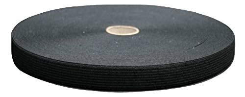 25 Meter Gummiband, 20 mm, schwarz 25 Meter Gummiband, 20 mm, schwarz von Gummiband