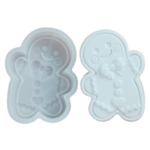 Christmas Molds, Gingerbread Man Set, 3.07x4.09 Inches Silicone Crafting Tools, Flexible Non-Stick Design for Resin, Soap, Clay, Wax, Handcrafts, Home Decor, Kids, Adults, Beginners Use Christmas Molds, Gingerbread Man Set, 3.07x4.09 Inches Silicone Crafting Tools, Flexible Non-Stick Design for Resin, Soap, Clay, Wax, Handcrafts, Home Decor, Kids, Adults, Beginners Use von Gungtj