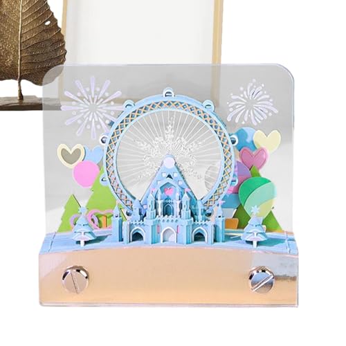 Gungtj 3D Notizblock - Papier Skulptur Kalender Im Riesenrad Design - Ablösbare Haftnotizen Zur Organisation Für Schreibtisch Terminplanung Zuhause Büro Gungtj 3D Notizblock - Papier Skulptur Kalender Im Riesenrad Design - Ablösbare Haftnotizen Zur Organisation Für Schreibtisch Terminplanung Zuhause Büro von Gungtj