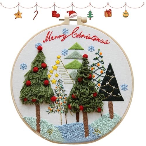 Gungtj DIY Kreuzstich-Set,Kreuzstich-Ornament-Set | Stickset Weihnachtsstrümpfe für Erwachsene und Kinder von Gungtj