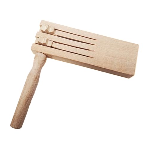 Ratchet Noise Maker, Traditional Mexican Rattle, Educational Spin, Toy Parties, Traditional Noisemaker, Sporting Cultural Instrument for Kids & Adults, 6.1x5.91 Inches von Gungtj