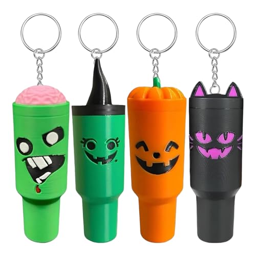 Tumbler -Schlüsselkette, Rucksackcharme, 3,7x1.54x1.18 Zoll dekorativen gruseligen Schlüsselring für Halloween, Schule, Einkaufen, Urlaub, tägliche Gebrauch, Partys, Sport, Reisen und Tumbler -Schlüsselkette, Rucksackcharme, 3,7x1.54x1.18 Zoll dekorativen gruseligen Schlüsselring für Halloween, Schule, Einkaufen, Urlaub, tägliche Gebrauch, Partys, Sport, Reisen und von Gungtj