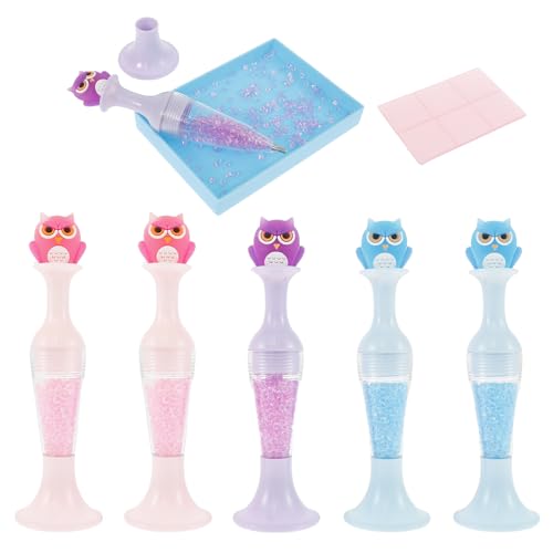 6 Stück Nachfüllbarer Vasenstift,Diamond Painting Stift,Punktbohrstift in Blumentopfform,Diamant Kunststifte,Punktbohrstift Perlenspender für Diamantmalerei, Stickerei Und Nagelwerkzeug(6Pcs) von Guniata