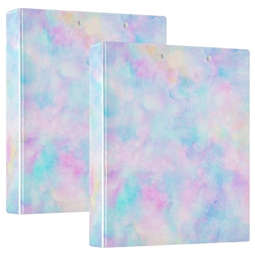 2 Stück 3 Ringe 2,5 cm Ringordner mit Taschen Hardcover Aquarell 2 Stück 3 Ringe 2,5 cm Ringordner mit Taschen Hardcover Aquarell von GuoChe