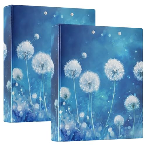 3 Ringbuchordner 1 und 1/2 Zoll mit Klemmbrett 1/2 Pack Schulhefter Hardcover Weiß Löwenzahn 3 Ringbuchordner 1 und 1/2 Zoll mit Klemmbrett 1/2 Pack Schulhefter Hardcover Weiß Löwenzahn von GuoChe