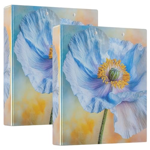 3 Ringe Binder 1 und 1/2 Zoll mit Klemmbrett 1/2 Pack Ordner Schulhefter Hardcover Hellblau Blume 3 Ringe Binder 1 und 1/2 Zoll mit Klemmbrett 1/2 Pack Ordner Schulhefter Hardcover Hellblau Blume von GuoChe