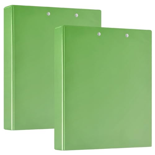3 Ringhefter 1 und 1/2 Zoll mit Klemmbrett 1/2 Pack Ordner Schulbedarf 200 Blatt Grün von GuoChe