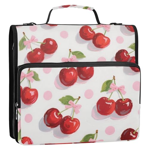 Aktenordner mit 3 Ringen, 3,8 cm, Reißverschluss, Organizer mit Schultergurt, Dokumentenmappe, Organizer für die Schule Aktenordner mit 3 Ringen, 3,8 cm, Reißverschluss, Organizer mit Schultergurt, Dokumentenmappe, Organizer für die Schule von GuoChe