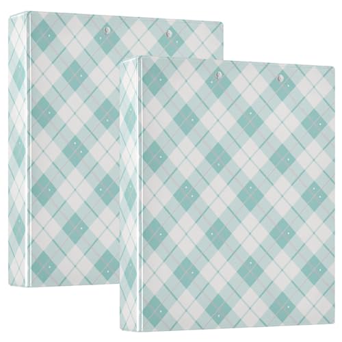 Aktenordner mit Klemmbrett, 3,8 cm, ästhetischer Ordner, Bürobedarf, hält 200 Blatt, Blaugrün von GuoChe