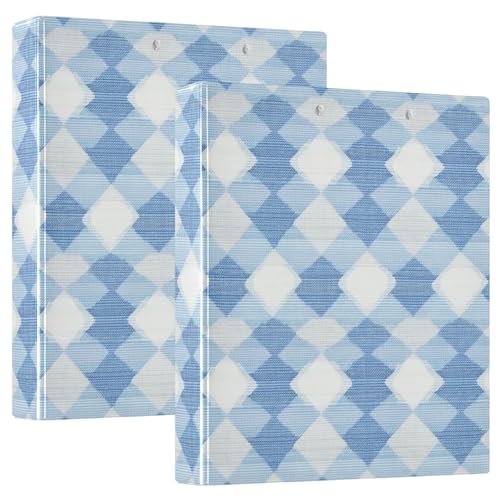 Argyle-Karo D-Ringbuch mit Klemmbrett, 3,8 cm, Bürobedarf, hält 200 Blatt, hellhimmelblau, 1 Packung Argyle-Karo D-Ringbuch mit Klemmbrett, 3,8 cm, Bürobedarf, hält 200 Blatt, hellhimmelblau, 1 Packung von GuoChe