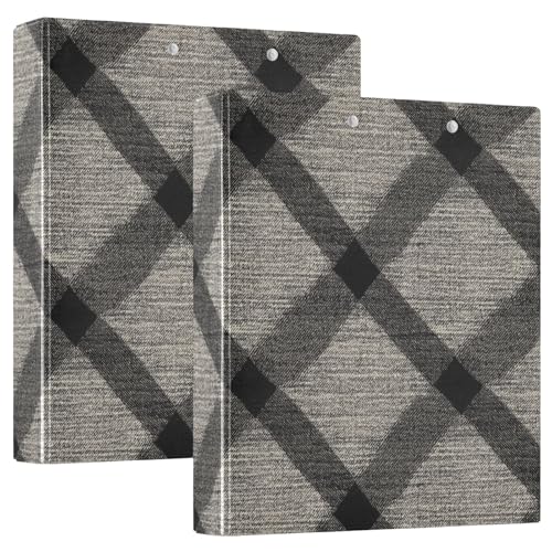 Argyle-Karo D-Ringbuch mit Klemmbrett, 3,8 cm, ästhetischer Ordner, Büro-Organizer, Hardcover Argyle-Karo D-Ringbuch mit Klemmbrett, 3,8 cm, ästhetischer Ordner, Büro-Organizer, Hardcover von GuoChe