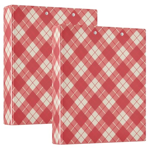 D-Ringbuch mit Innentaschen, kariert, Rot, 1 Packung, 3,8 cm, Büroordner, Büro, Dokumente, Organizer, 200 Blatt D-Ringbuch mit Innentaschen, kariert, Rot, 1 Packung, 3,8 cm, Büroordner, Büro, Dokumente, Organizer, 200 Blatt von GuoChe