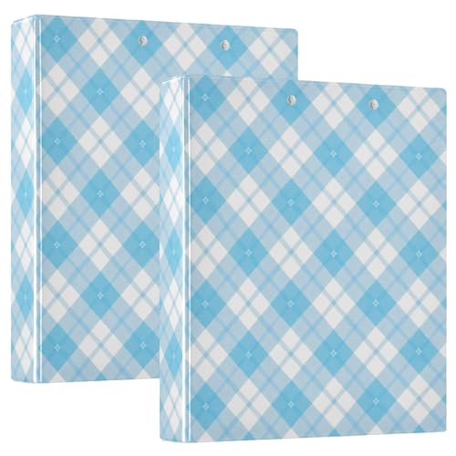 D-Ringbuch mit Tascheneinband, Gingham-Karo, 3,8 cm, ästhetischer Ordner, Krankenschwesterbedarf, für 200 Blatt, Türkis D-Ringbuch mit Tascheneinband, Gingham-Karo, 3,8 cm, ästhetischer Ordner, Krankenschwesterbedarf, für 200 Blatt, Türkis von GuoChe