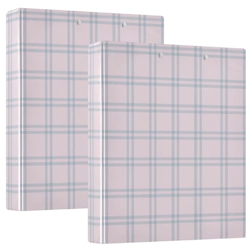 D-Ringordner mit Innentaschen, 3,8 cm, verschiedene Ordner, Schreibwaren, Organizer, Hardcover, Hellpastell und Hellgrau, kariert, 1 Packung D-Ringordner mit Innentaschen, 3,8 cm, verschiedene Ordner, Schreibwaren, Organizer, Hardcover, Hellpastell und Hellgrau, kariert, 1 Packung von GuoChe