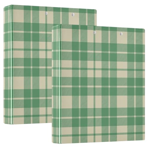 D-Ringordner mit Innentaschen, kariert, 3,8 cm, verschiedene Ordner, Büropapier, Hardcover von GuoChe