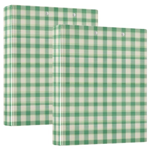 D-Ringordner mit Klemmbrett, 3,8 cm, Büroordner, Dokumentenaufbewahrung für Briefgröße (27,9 x 21,6 cm), Dunkelgrün, 1 Stück von GuoChe