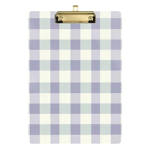 Doppel-Klemmbrett-Mappe, wasserdicht, für Volleyball, Baseball, Trainer, Größe 22,9 x 30,5 cm, Hellviolett, kariert Doppel-Klemmbrett-Mappe, wasserdicht, für Volleyball, Baseball, Trainer, Größe 22,9 x 30,5 cm, Hellviolett, kariert von GuoChe