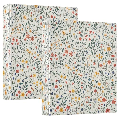 Drei-Ringbuch 1,5 Zoll mit Klemmbrett 1/2 Stück Collegebindern für Studenten 200 Blatt Frühlingsblumen Rustikal Weiß Drei-Ringbuch 1,5 Zoll mit Klemmbrett 1/2 Stück Collegebindern für Studenten 200 Blatt Frühlingsblumen Rustikal Weiß von GuoChe