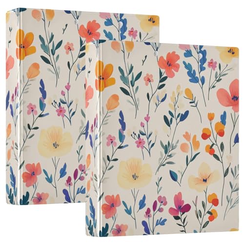 Drei-Ringbuch 1,5 cm mit Klemmbrett 1/2 Pack Schulhefter 200 Blatt Süße Frühlingsblumen Rustikal Drei-Ringbuch 1,5 cm mit Klemmbrett 1/2 Pack Schulhefter 200 Blatt Süße Frühlingsblumen Rustikal von GuoChe