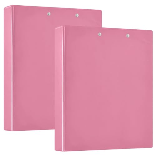 Drei-Ringbuch mit 3 Ringen, 3,5 cm mit Tascheneinband, 1/2er-Pack, Schulordner, 200 Blatt, einfarbig, einfarbig, Hot Pink Drei-Ringbuch mit 3 Ringen, 3,5 cm mit Tascheneinband, 1/2er-Pack, Schulordner, 200 Blatt, einfarbig, einfarbig, Hot Pink von GuoChe