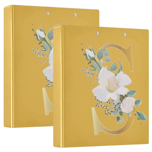 Drei-Ringbuch mit Klemmbrett, 3,8 cm, 1/2er-Pack, für Briefgröße (27,9 x 21,6 cm), Hardcover S von GuoChe