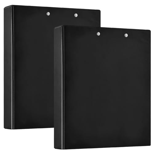 Drei Ringe Ordner 1-1/2 Zoll mit Klemmbrett 1/2 Pack Ordner Schulbedarf Hardcover Schwarz Drei Ringe Ordner 1-1/2 Zoll mit Klemmbrett 1/2 Pack Ordner Schulbedarf Hardcover Schwarz von GuoChe