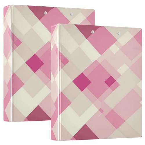 Funny Plaid Check Peack Storage Binder with Clipboard 1 Pack 1.5 Inch Office Binder Home Travel Cards Storage Container Holds 200 Sheets von GuoChe
