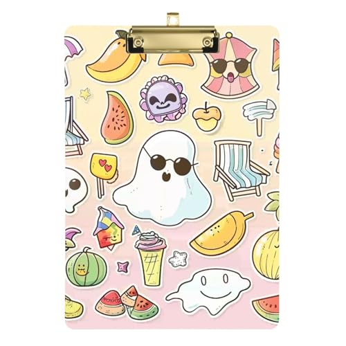 Ghosts Fruits Summer Items Klemmbrett Metall Wasserdicht für Klassenzimmer Supplies für Lehrer hoch Ghosts Fruits Summer Items Klemmbrett Metall Wasserdicht für Klassenzimmer Supplies für Lehrer hoch von GuoChe