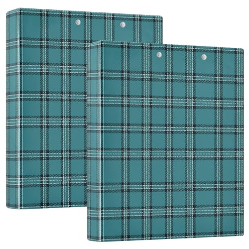 Gingham-Aufbewahrungsordner mit Klemmbrett, 1 Packung, 3,8 cm, ästhetischer Ordner, Schreibwaren, 200 Blatt von GuoChe