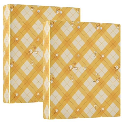 Gingham-Karo-Ordner mit Innentaschen, 1 Packung, 3,8 cm, ästhetischer Ordner, Büro-Organizer, 200 Blatt Gingham-Karo-Ordner mit Innentaschen, 1 Packung, 3,8 cm, ästhetischer Ordner, Büro-Organizer, 200 Blatt von GuoChe