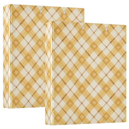 Gingham-Karo-Ordner mit Klemmbrett, 3,8 cm, Büroordner, Krankenschwesterbedarf, Hardcover von GuoChe