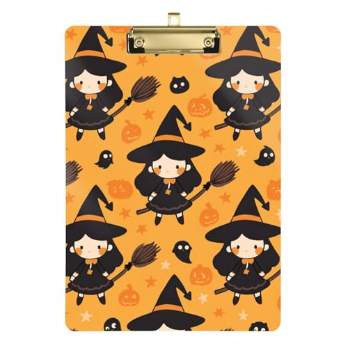 Hexenmuster Halloween Hintergrund Padfolio Frauen Klemmbrett Standard Loch für Polizei Büro Krankenschwester Hexenmuster Halloween Hintergrund Padfolio Frauen Klemmbrett Standard Loch für Polizei Büro Krankenschwester von GuoChe
