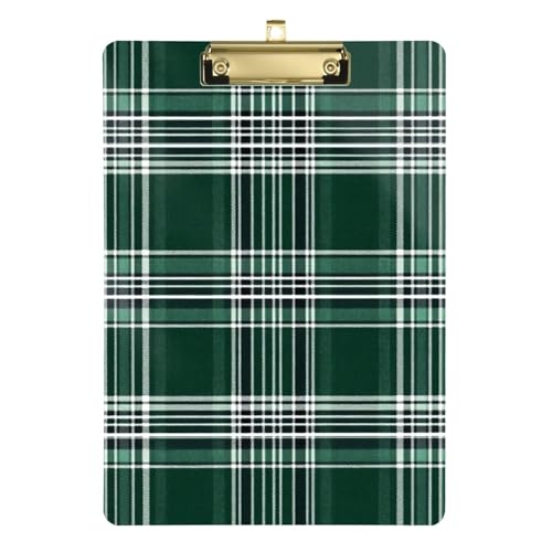 Karten-Klemmbrett, Standard-Loch, für Schüler, Mädchen, Kinder, Lehrer, Klemmbrett, Größe 22,9 x 30,5 cm, Dunkelgrün Karten-Klemmbrett, Standard-Loch, für Schüler, Mädchen, Kinder, Lehrer, Klemmbrett, Größe 22,9 x 30,5 cm, Dunkelgrün von GuoChe