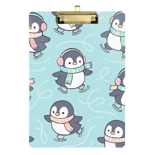 Klemmbrett-Haken, Standardloch für Lehrer, Krankenpflege, Größe 22,9 x 30,5 cm, Pinguine Klemmbrett-Haken, Standardloch für Lehrer, Krankenpflege, Größe 22,9 x 30,5 cm, Pinguine von GuoChe