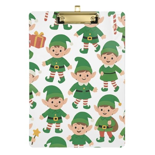 Klemmbrett-Klemmen mit Elfenmuster, transparent, für Fußball-LKW-Fahrer, Größe 22,9 x 30,5 cm von GuoChe