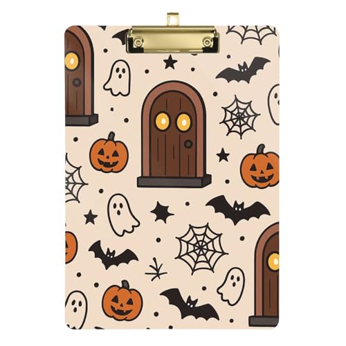 Klemmbrett-Padfolio für Damen, transparent, für Krankenpflege, Studenten, Handel, Quest, Größe 22,9 x 30,5 cm, gruselige Tür Klemmbrett-Padfolio für Damen, transparent, für Krankenpflege, Studenten, Handel, Quest, Größe 22,9 x 30,5 cm, gruselige Tür von GuoChe