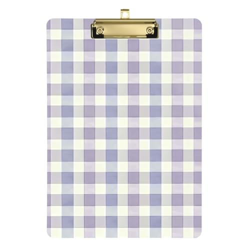 Klemmbrett für Mädchen, weich, kariert, Standard-Loch, für Klassenzimmer, Lehrer, High School Klemmbrett für Mädchen, weich, kariert, Standard-Loch, für Klassenzimmer, Lehrer, High School von GuoChe