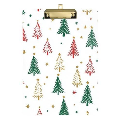 Klemmbrett für Softball-Trainer, transparent, für Lehrer, Größe 22,9 x 30,5 cm, buntes Weihnachten Klemmbrett für Softball-Trainer, transparent, für Lehrer, Größe 22,9 x 30,5 cm, buntes Weihnachten von GuoChe