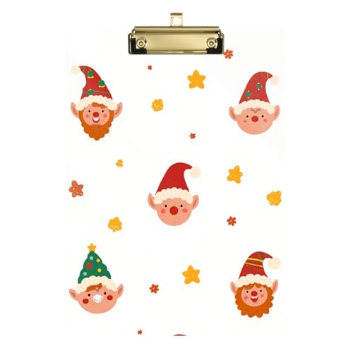 Klemmbrett für Sprachtherapie, wasserdicht, für personalisierte Klemmbretter für Lehrer, Größe 22,9 x 30,5 cm, Weihnachten Klemmbrett für Sprachtherapie, wasserdicht, für personalisierte Klemmbretter für Lehrer, Größe 22,9 x 30,5 cm, Weihnachten von GuoChe