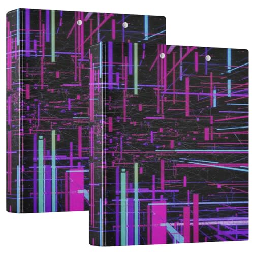 Klemmbrett mit Gittermuster, Neonfarben, mit Tascheneinband, 3,8 cm, Büroordner, Krankenschwesterbedarf, Hardcover von GuoChe