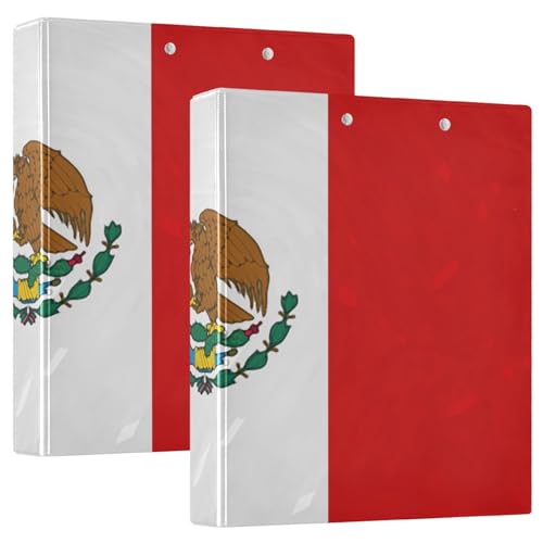 Klemmbrett mit Mexiko-Flagge, 1 Packung, 3,8 cm, Büroordner, Schreibwaren-Organizer, hält 200 Blatt von GuoChe