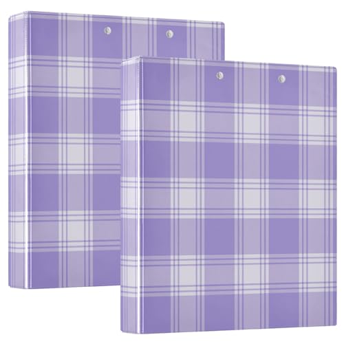Klemmbrett mit Taschen, kariert, Lavendelviolett und elfenbeinfarben, 1 Packung, 3,8 cm, Büroordner, Dokumentenaufbewahrung, für 200 Blatt Klemmbrett mit Taschen, kariert, Lavendelviolett und elfenbeinfarben, 1 Packung, 3,8 cm, Büroordner, Dokumentenaufbewahrung, für 200 Blatt von GuoChe