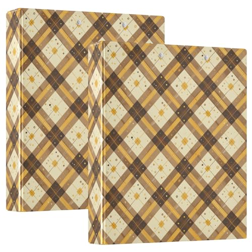 Klemmbrett mit Taschen, kariert, mit Taschen, 3,8 cm, ästhetischer Ordner, Schreibwaren, für Briefgröße (27,9 x 21,6 cm), 1 Packung von GuoChe
