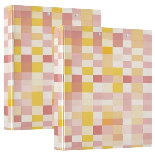 Lustiges Klemmbrettbuch mit Klemmbrett, 3,8 cm, ästhetisches Ordner, Krankenschwesterbedarf, für Briefgröße (27,9 x 21,6 cm), Gelb / Rotgold, 1 Packung von GuoChe