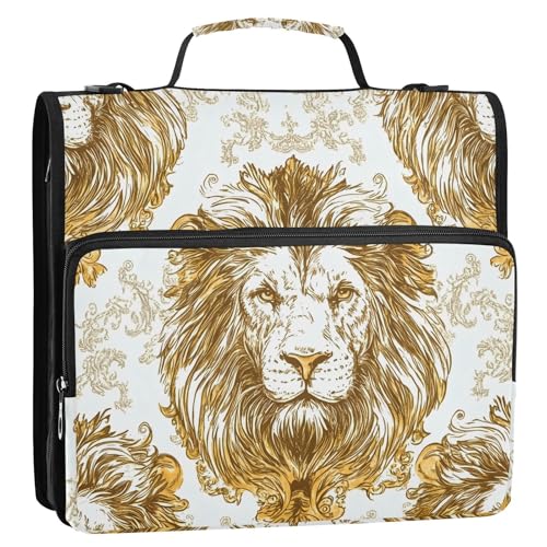 Ordner-Organizer mit 3 Ringen, 3,8 cm, mit Griff, mehrere Taschen, tragbar, für Zuhause, Reisen, sichere Aufbewahrungstasche für die Schule Ordner-Organizer mit 3 Ringen, 3,8 cm, mit Griff, mehrere Taschen, tragbar, für Zuhause, Reisen, sichere Aufbewahrungstasche für die Schule von GuoChe
